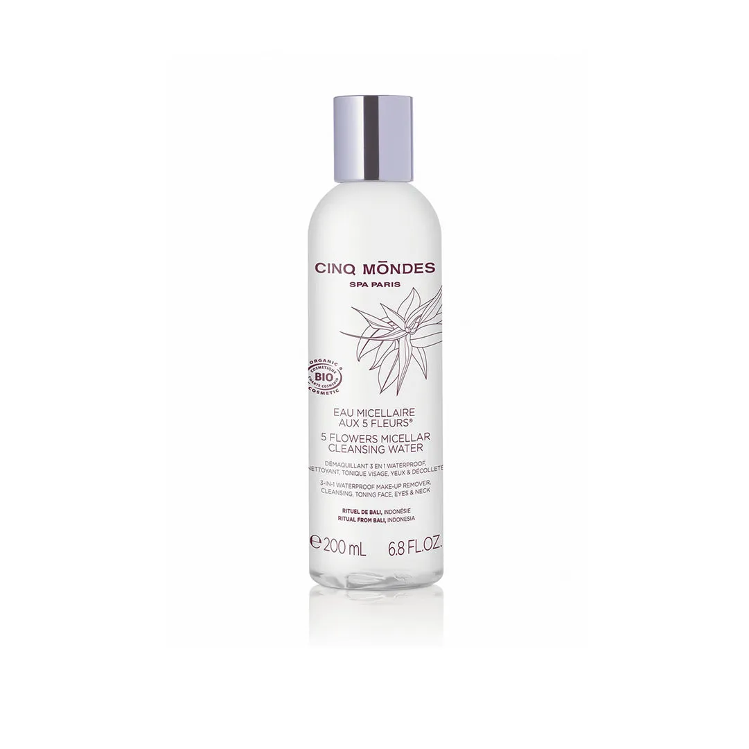Eau Micellaire aux 5 Fleurs – Acqua Micellare Detergente e Illuminante